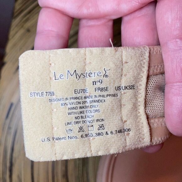 Le Mystere No. 9 Lolita Convertible Strapless Underwire Bra 32DD - Picture 12 of 15